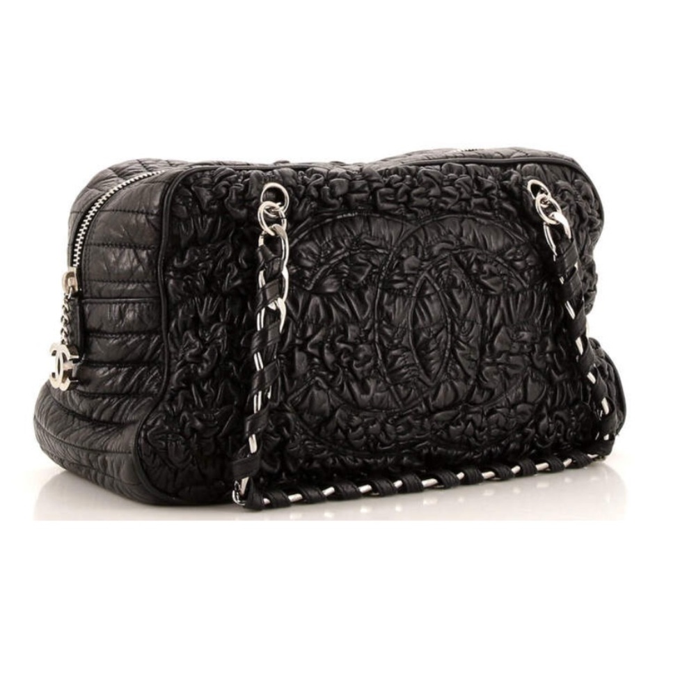 Chanel Astrakan CC Bowler Bag Lambskin #11593574